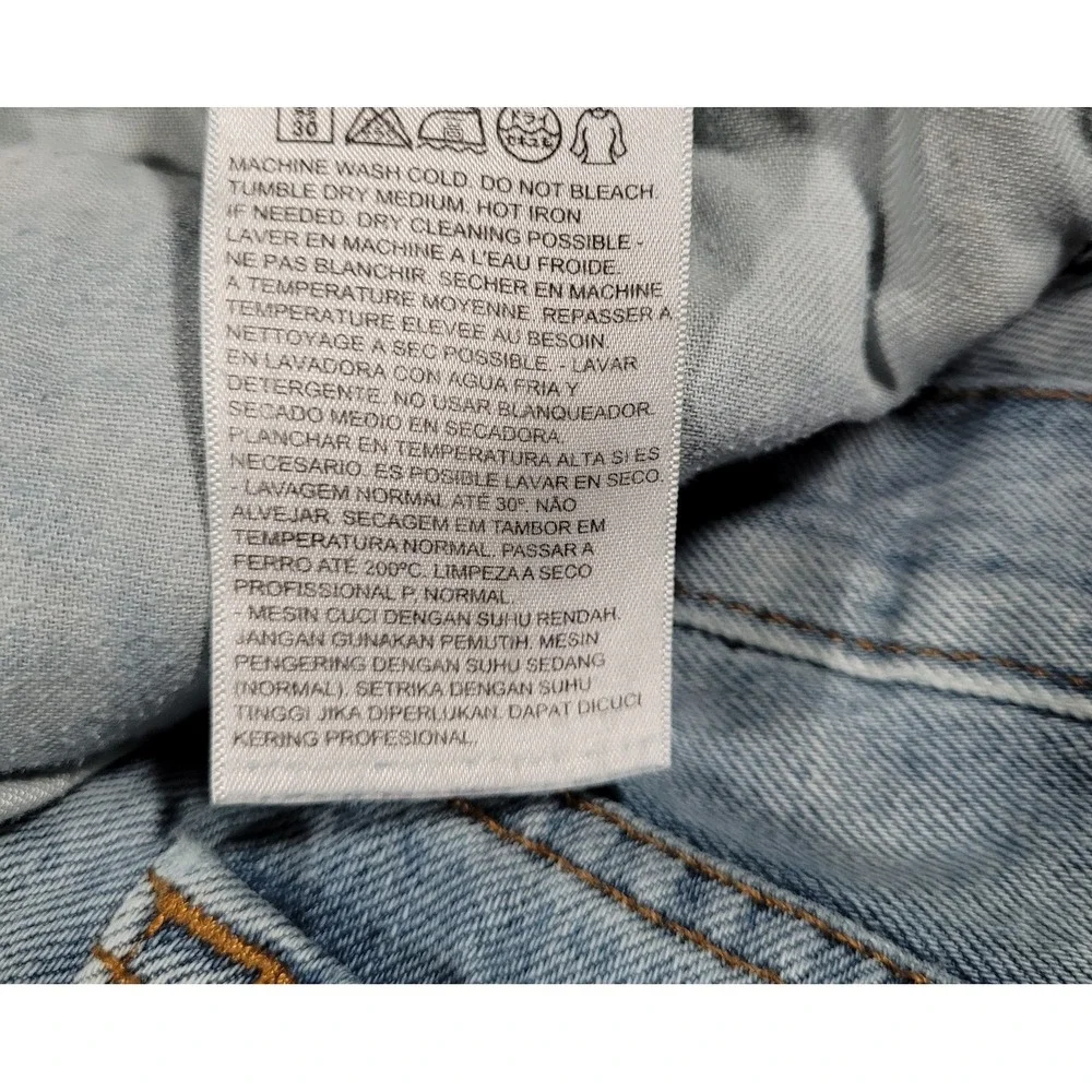 Vintage Mens Levi's‎ Light Wash Straight Leg Jeans 33x36 (32x36)